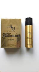 Наборы для мужчин AB Spirit Millionaire туалетная вода 100мл + дезодорант 200мл EDT+DEO цена и информация | Мужские духи | 220.lv