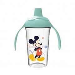 Neizšļakstāma krūze ar cietu snīpi Thermobaby, 295ml. Mickey цена и информация | Бутылочки и аксессуары | 220.lv