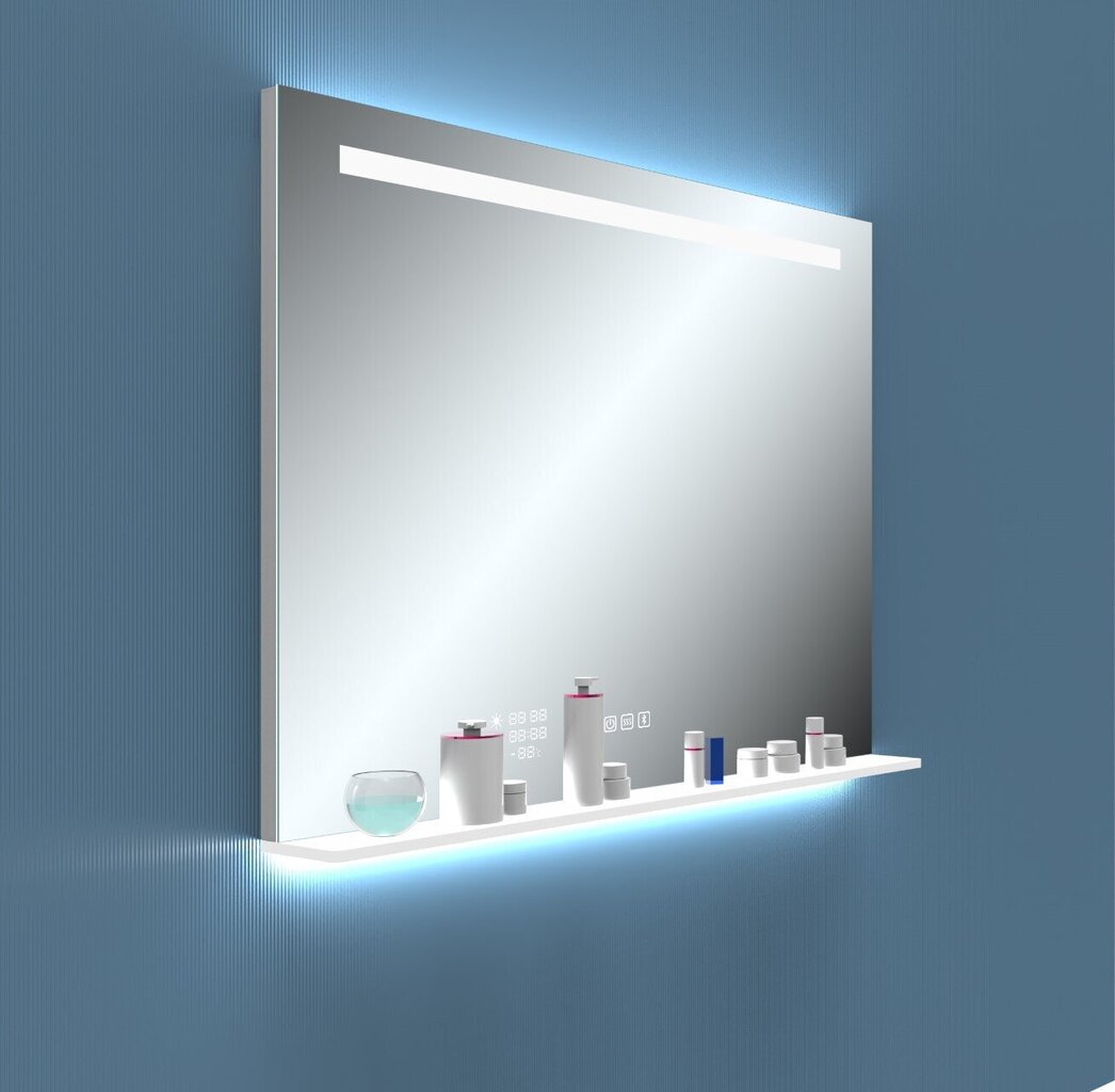 LED spogulis Berlin WiFi/Bluetooth, 120x70 см цена и информация | Vannas istabas spoguļi | 220.lv