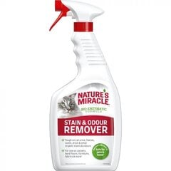 Līdzekļi ikdienas kaķu netīrumu noņemšanai Nature's Miracle Stain&Odour, 709 ml цена и информация | Средства по уходу за животными | 220.lv