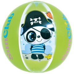 Надувной пляжный мяч 40 см, панда, зеленый цена и информация | Надувные и пляжные товары | 220.lv