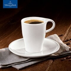 Villeroy & Boch Coffee Passion kafijas tase 220ml un apakštase 16cm 2gb цена и информация | Стаканы, фужеры, кувшины | 220.lv