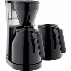 Капельная кофеварка Melitta Easy Therm II Чёрный 1 050 Bт 1 L цена и информация | Кофемашины | 220.lv