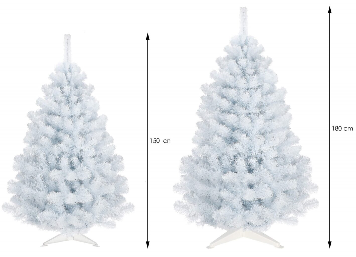 Mākslīgā Ziemassvētku eglīte balta Springos CT0050 1,5m цена и информация | Mākslīgās egles, vainagi, statīvi | 220.lv