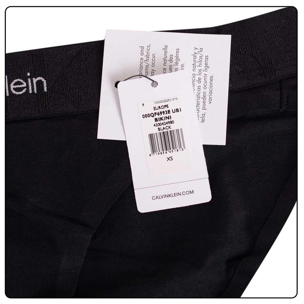 Biksītes sievietēm Calvin Klein, melnas цена и информация | Sieviešu biksītes | 220.lv