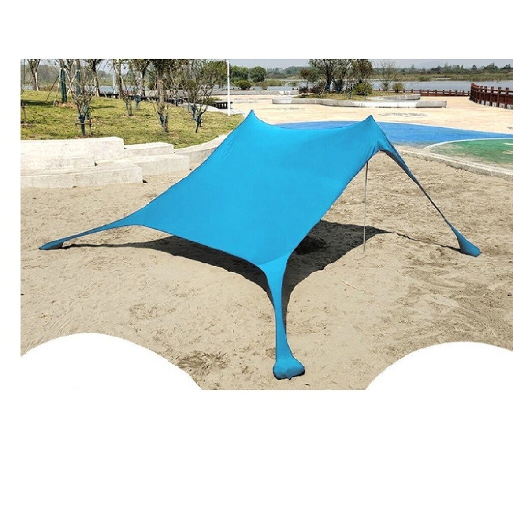 Pludmales saules telts, 2,1x2x2,5 m cena un informācija | Teltis | 220.lv