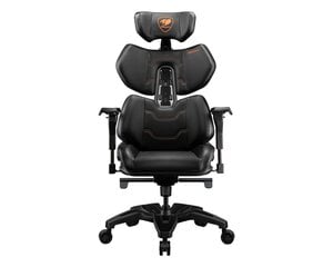 Компьютерное кресло Cougar Terminator, чёрное / оранжевое цена и информация | Офисные кресла | 220.lv
