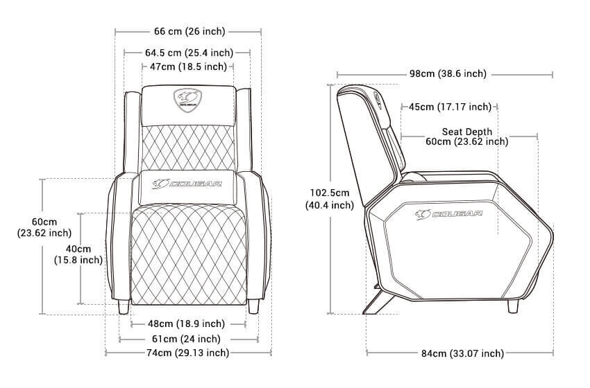 Gaming krēsls COUGAR Ranger, Black/Orange цена и информация | Biroja krēsli | 220.lv