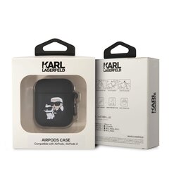 Karl Lagerfeld 3D Logo NFT Karl and Choupette Silicone Case for AirPods 3 Black цена и информация | Наушники | 220.lv