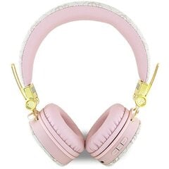 Guess słuchawki nauszne Bluetooth GUBH704GEMP różowy|pink 4G Metal Logo цена и информация | Наушники с микрофоном Asus H1 Wireless Чёрный | 220.lv