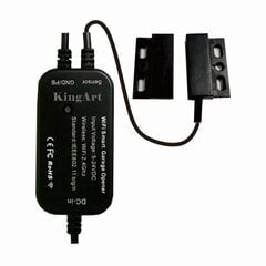 KingArt WiFi+RF garāžas durvju atvērējs, saderīgs ar eWeLink, ar statusa sensoru un automašīnas RF tālvadības pulti. cena un informācija | Sensori | 220.lv