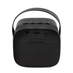 Guess głośnik Bluetooth GUWSB2P4SMK Speaker mini czarny|black 4G Leather Script Logo with Strap цена и информация | Аудиоколонки | 220.lv