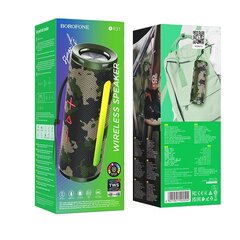 Borofone Portable Bluetooth Speaker BR31 Gamble green camouflage цена и информация | Аудиоколонки | 220.lv