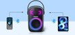 Tronsmart Halo 100 portatīvais skaļrunis melns 60 W cena un informācija | Skaļruņi | 220.lv