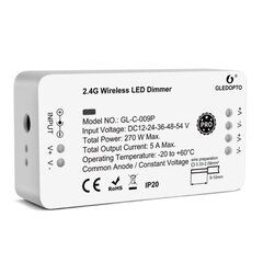 Zigbee Pro Dimmer LED kontrolieris (Zigbee+RF) 12V / 24V / 36V / 48V / 54V DC cena un informācija | LED lentes | 220.lv