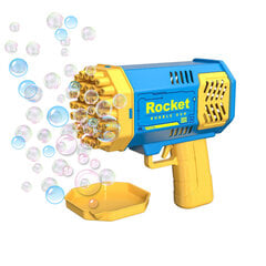 Пистолет-базука с мыльными пузырями для детей Electronics LV-001 цена и информация | Игрушки для песка, воды, пляжа | 220.lv
