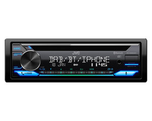 Radio CD Automobiļiem JVC KD-DB922BT Melns cena un informācija | Auto magnetolas, multimedija | 220.lv