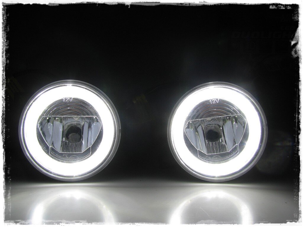 EinParts DL01 Dienas gaitas gaismas LED DRL miglas lukturi 6000K 12/24V priekš VW Golf V cena un informācija | Automašīnu spoguļi, restes, lukturi | 220.lv