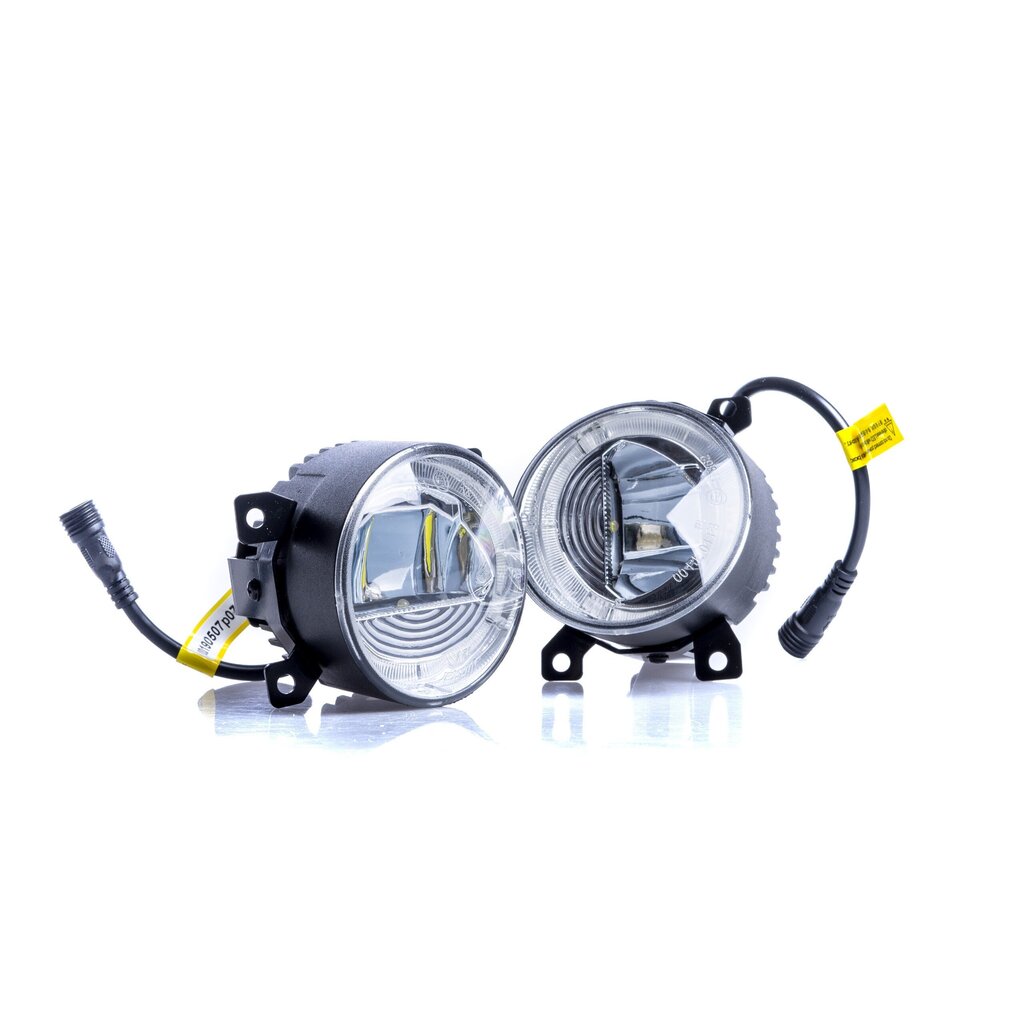 EinParts DL02 Dienas gaitas gaismas LED DRL miglas lukturi 6000K 12/24V priekš VW Golf V Jetta V Scirocco Up Skoda Citigo Seat Mii cena un informācija | Automašīnu spoguļi, restes, lukturi | 220.lv