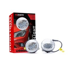 EinParts DL05 Dienas gaitas gaismas LED DRL miglas lukturi 6000K 12/24V priekš Toyota Prius Highlander Platz/Echo MR2 цена и информация | Фары | 220.lv