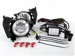 EinParts DL07 Dienas gaitas gaismas LED DRL miglas lukturi 6000K 12/24V priekš Subaru Forester II FL 2006-2008 cena un informācija | Automašīnu spoguļi, restes, lukturi | 220.lv