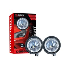 EinParts DL14 Dienas gaitas gaismas LED DRL miglas lukturi 6000K 12/24V priekš Dodge, Jeep, Chrysler cena un informācija | Automašīnu spoguļi, restes, lukturi | 220.lv