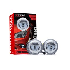 EinParts DL18 Dienas gaitas gaismas LED DRL miglas lukturi 6000K 12/24V priekš Chevrolet, Ford, Mustang, GMC, Pontiac cena un informācija | Automašīnu spoguļi, restes, lukturi | 220.lv