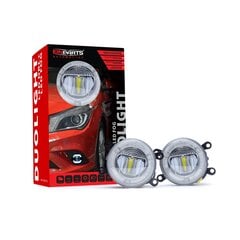 EinParts DL21 Dienas gaitas gaismas LED DRL miglas lukturi 6000K 12/24V priekš Citroen, Dacia, Nissan, Opel, Fiat, Peugeot, Renault, Ford, Honda, Suzuki, Mitsubishi цена и информация | Фары | 220.lv