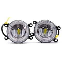 EinParts DL24 Dienas gaitas gaismas LED DRL miglas lukturi 6000K 12/24V priekš Citroen, Dacia, Nissan, Opel, Fiat, Peugeot, Renault, Ford, Honda, Suzuki, Mitsubishi цена и информация | Фары | 220.lv