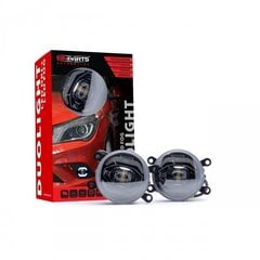 EinParts DL39 Dienas gaitas gaismas LED DRL miglas lukturi 6000K 12/24V priekš Citroen, Dacia, Nissan, Opel, Fiat, Peugeot, Renault, Ford, Honda, Suzuki, Mitsubishi цена и информация | Фары | 220.lv