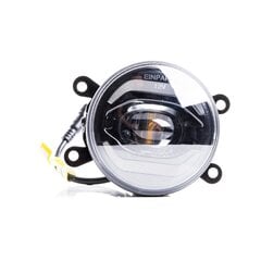 EinParts DL39 Dienas gaitas gaismas LED DRL miglas lukturi 6000K 12/24V priekš Citroen, Dacia, Nissan, Opel, Fiat, Peugeot, Renault, Ford, Honda, Suzuki, Mitsubishi cena un informācija | Automašīnu spoguļi, restes, lukturi | 220.lv