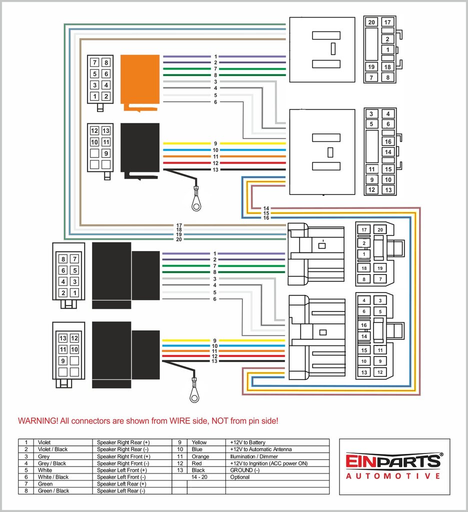 EinParts, Automašīnas savienotājs ISO ligzda Mazda 1987-2001 цена и информация | Auto piederumi | 220.lv