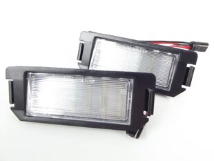 LED numura zīmes apgaismojums 6000K Hyundai I10 I20 Kia Rio Picanto Soul cena un informācija | Auto spuldzes | 220.lv