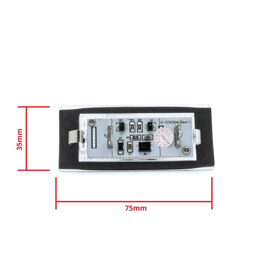 LED numura zīmes apgaismojums 6000K Land Rover Range Rover 2003-2012 цена и информация | Auto spuldzes | 220.lv