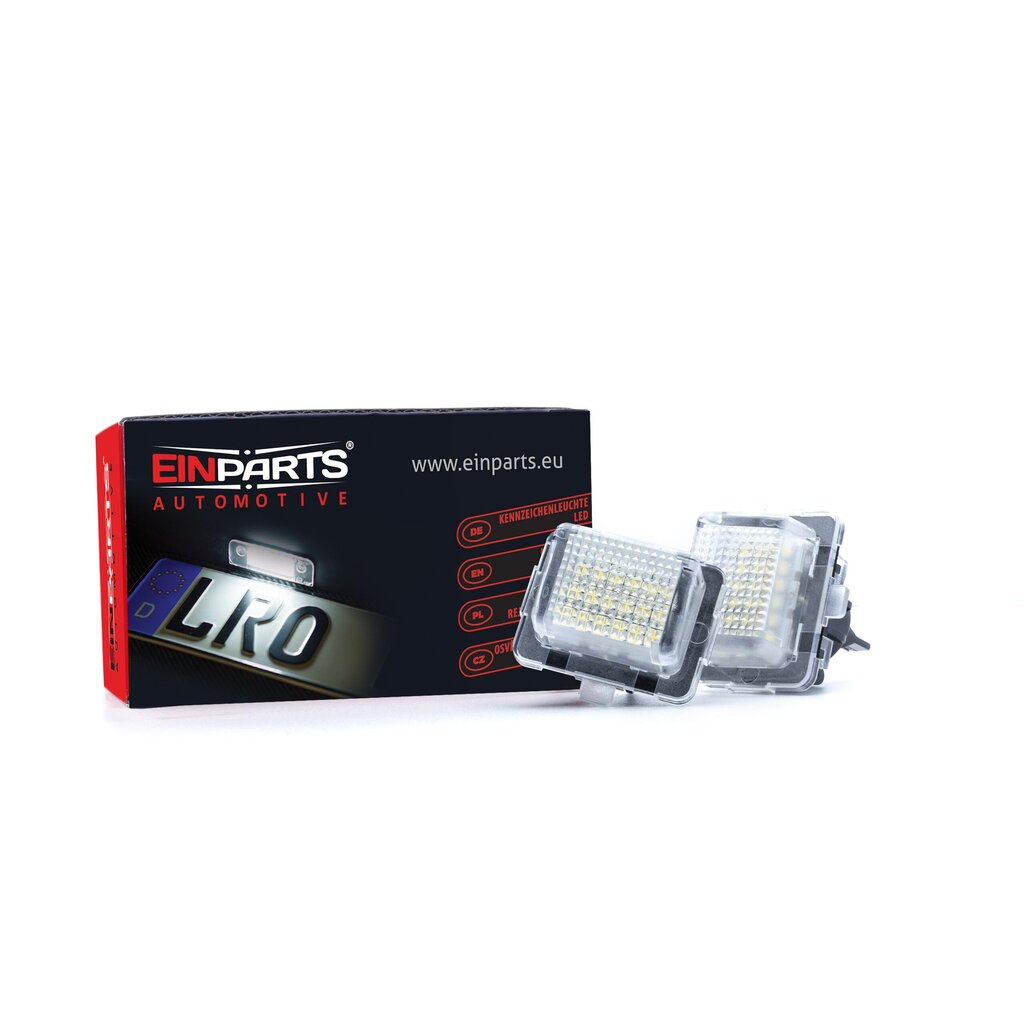 LED numura zīmes apgaismojums 6000K Mercedes W204, CL C216, W212, C207 Coupe, W221 цена и информация | Auto spuldzes | 220.lv