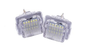 LED numura zīmes apgaismojums 6000K Mercedes W204, CL C216, W212, C207 Coupe, W221 cena un informācija | Auto spuldzes | 220.lv