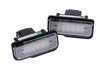 LED numura zīmes apgaismojums 6000K Mercedes W211 4D/5D, W203 5D, W219 4D, R171 2D cena un informācija | Auto spuldzes | 220.lv