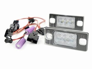 LED numura zīmes apgaismojums 6000K Porsche Cayenne, VW Bora, Golf IV/V, Passat B5 FL, Tiguan, Touareg cena un informācija | Auto spuldzes | 220.lv