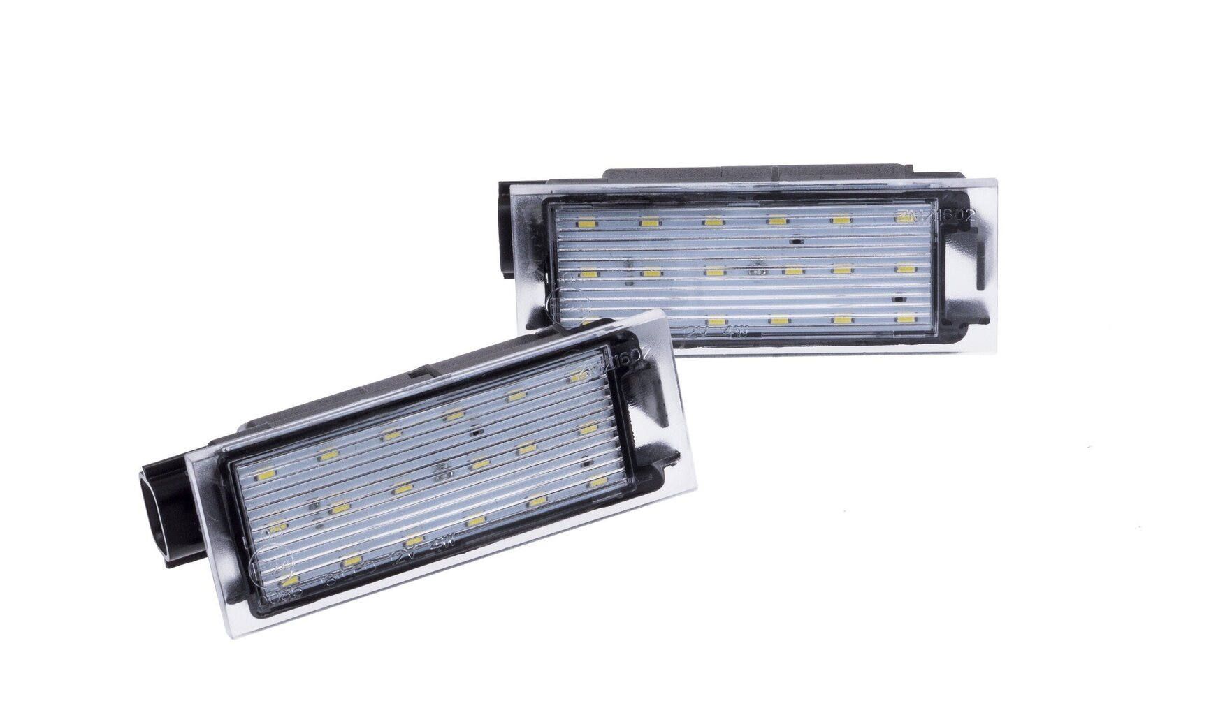 LED numura zīmes apgaismojums 6000K Renault Clio Megane Laguna Twingo Master Trafic cena un informācija | Auto spuldzes | 220.lv