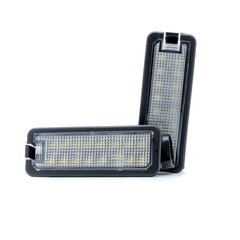 LED numura zīmes apgaismojums 6000K VW Amarok Passat Golf Polo Scirocco EOS cena un informācija | Auto spuldzes | 220.lv