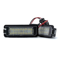 LED numura zīmes apgaismojums 6000K VW Saveiro 2005-2013, Gol 2004-2010, Fox 2005-2012 cena un informācija | Auto spuldzes | 220.lv