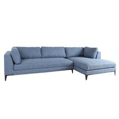 Stūra dīvāns Bria,zils cena un informācija | Dīvāni | 220.lv