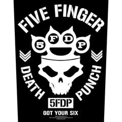 Uzšuve Five Finger Death Punch: Got Your Six, 1 gab. cena un informācija | Šūšanas piederumi | 220.lv