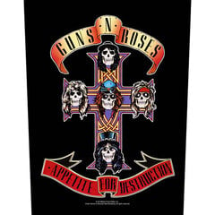 Bышивка GUNS N' ROSES BACK PATCH: APPETITE FOR DESTRUCTION цена и информация | Мото принадлежности | 220.lv