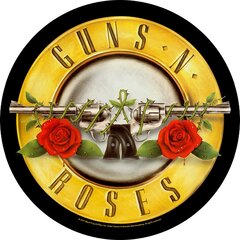 Uzšuve Guns N' Roses Back Patch: Bullet Logo, 1 gab. cena un informācija | Moto piederumi | 220.lv