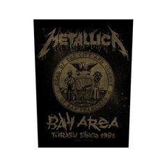 Uzšuve METALLICA BACK PATCH: BAY AREA THRASH cena un informācija | Moto piederumi | 220.lv