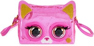 Interaktīvā soma ar acīm Purse Pets Flashy Frenchie Cat, ar skaņu цена и информация | Игрушки для девочек | 220.lv