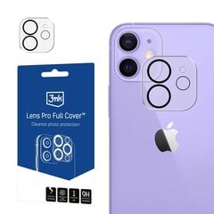 Apple iPhone 12 - 3mk Lens Pro Full Cover цена и информация | Защитные пленки для телефонов | 220.lv