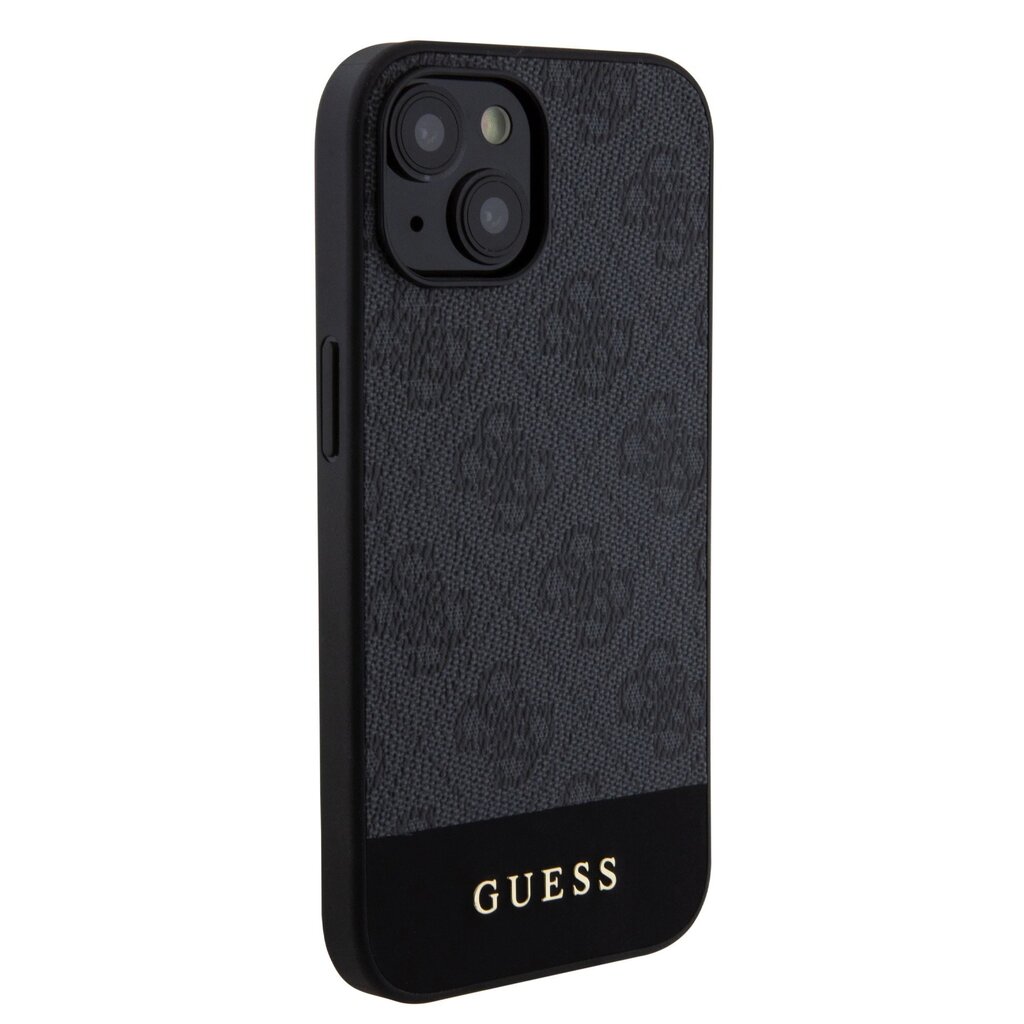 Guess PU 4G Stripe MagSafe Case for iPhone 15 Black цена | 220.lv