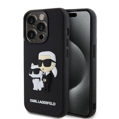 CG Mobile Karl Lagerfeld 3D Rubber Karl and Choupette Case KLHCP13L3DRKCNK cena un informācija | Telefonu vāciņi, maciņi | 220.lv